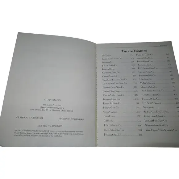 Great American Glass of The Roaring 20s & Depression Era Book 2 - Picture 3 of 3